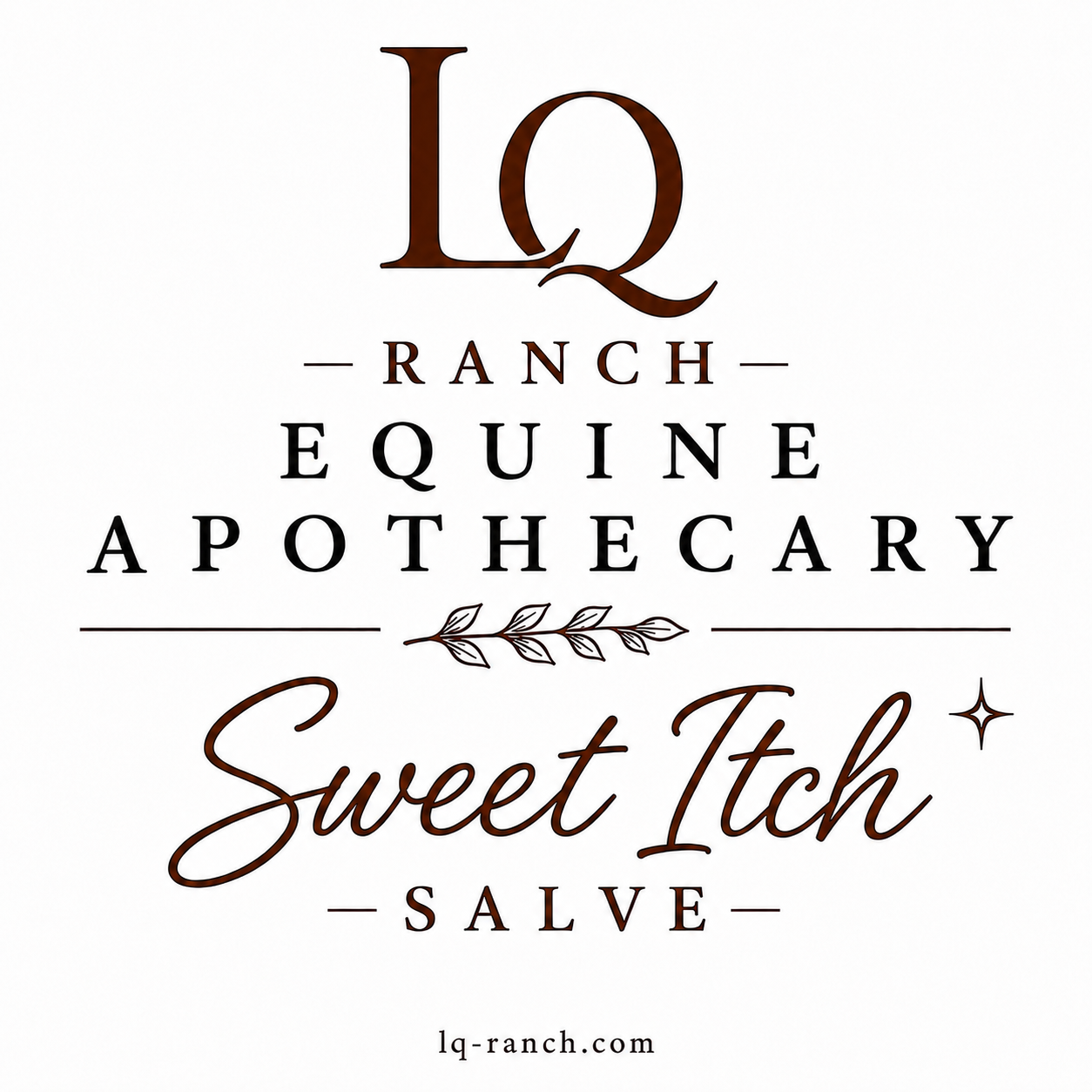 Sweet Itch Salve label